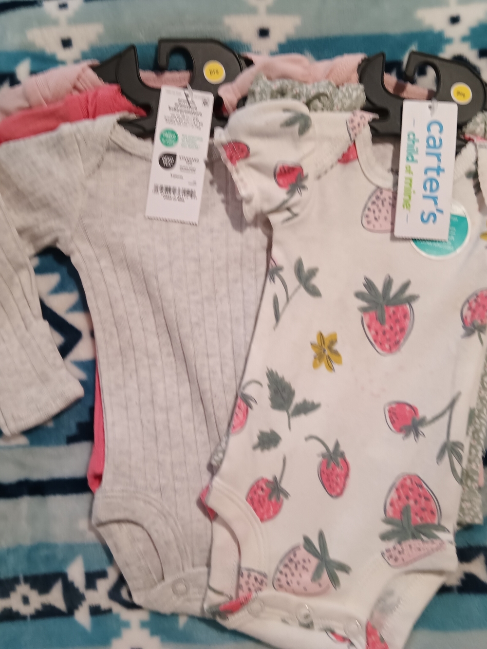 6 Carter's Baby Girls  Bodysuits